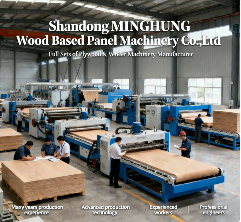 SHANDONG MINGHUNG MACHINES À PANNEAUX À BASE DE BOIS