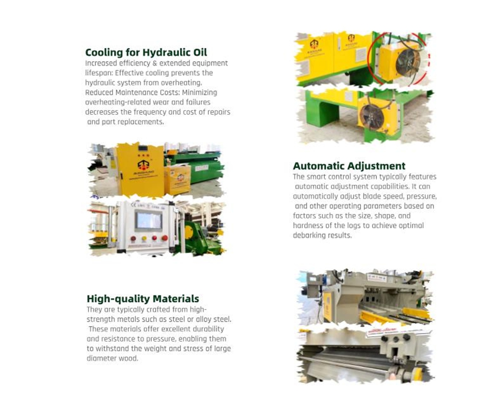 veneeer peeling machine parts MINGHUNG pièces de machine à éplucher les placages