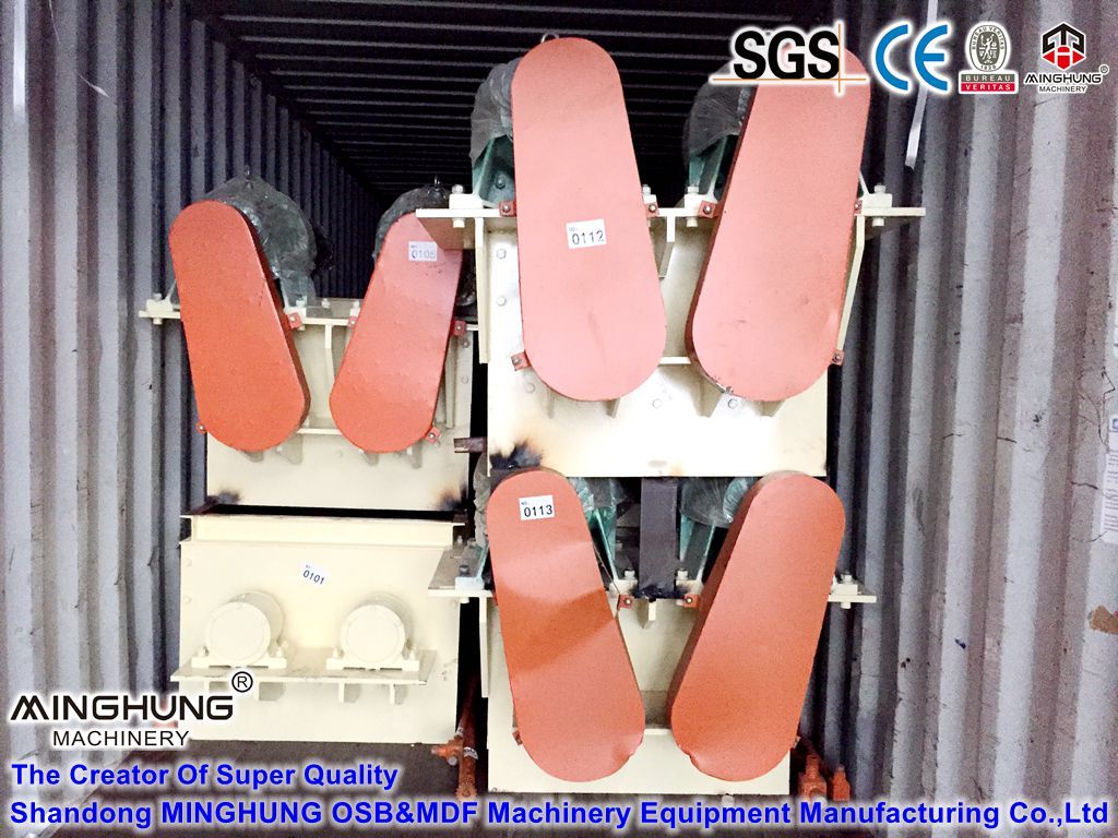 minghung particle board machine loading Machine de particules de particules Minghung Chargement