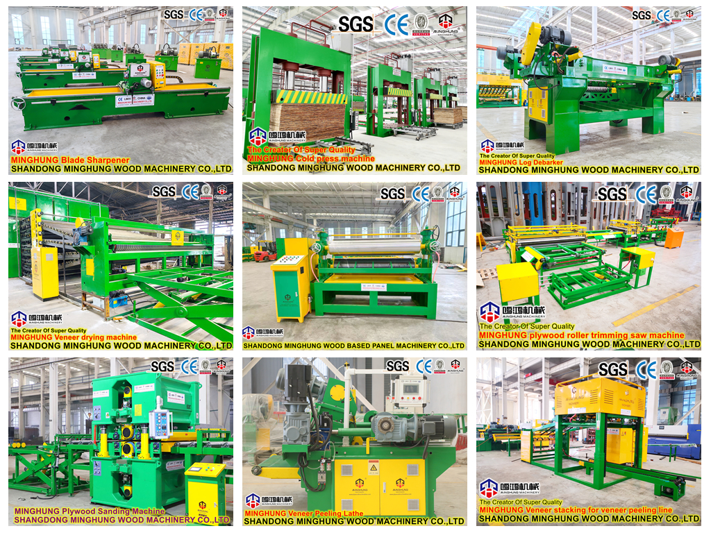 ligne de production en contreplaqué