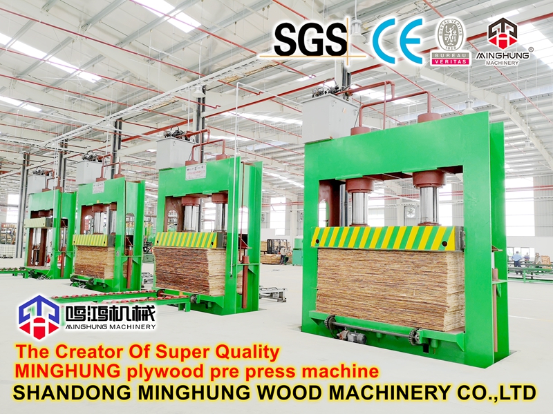 Machine de presse à froid de contreplaqué de 500 tonnes du fabricant chinois machine minghung