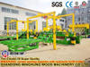 Machine de découpe d'épluchage de placage d'arbre en bois sans broche de 8 pieds en Chine pour la fabrication de contreplaqué et de meubles
