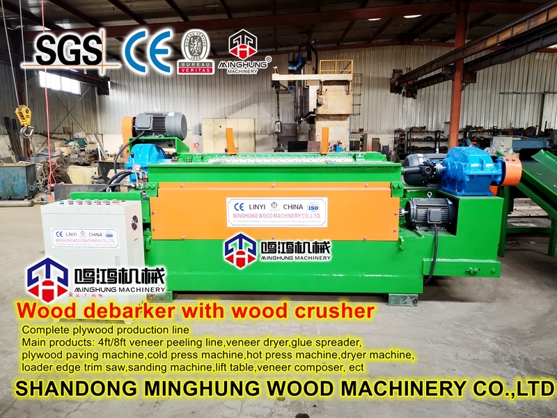 Machine d'épluchage d'écorçage de bûches de bois hydraulique CNC