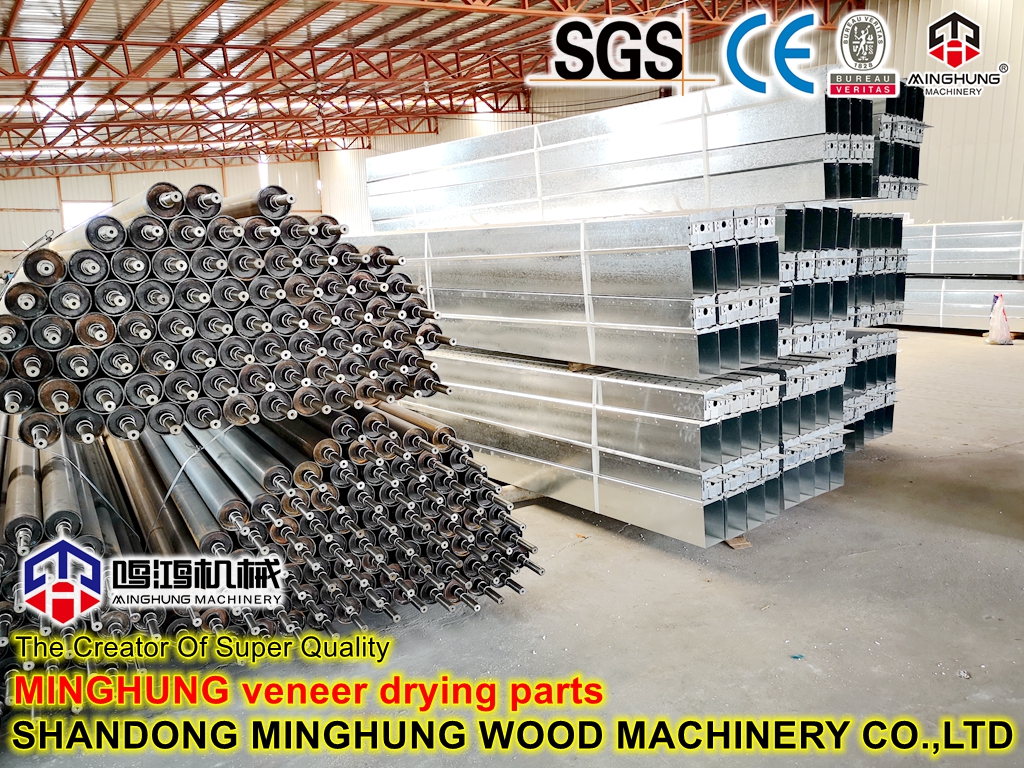 Rouleau pour le séchage du placage