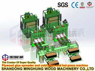 Équipement complet d'usine de contreplaqué