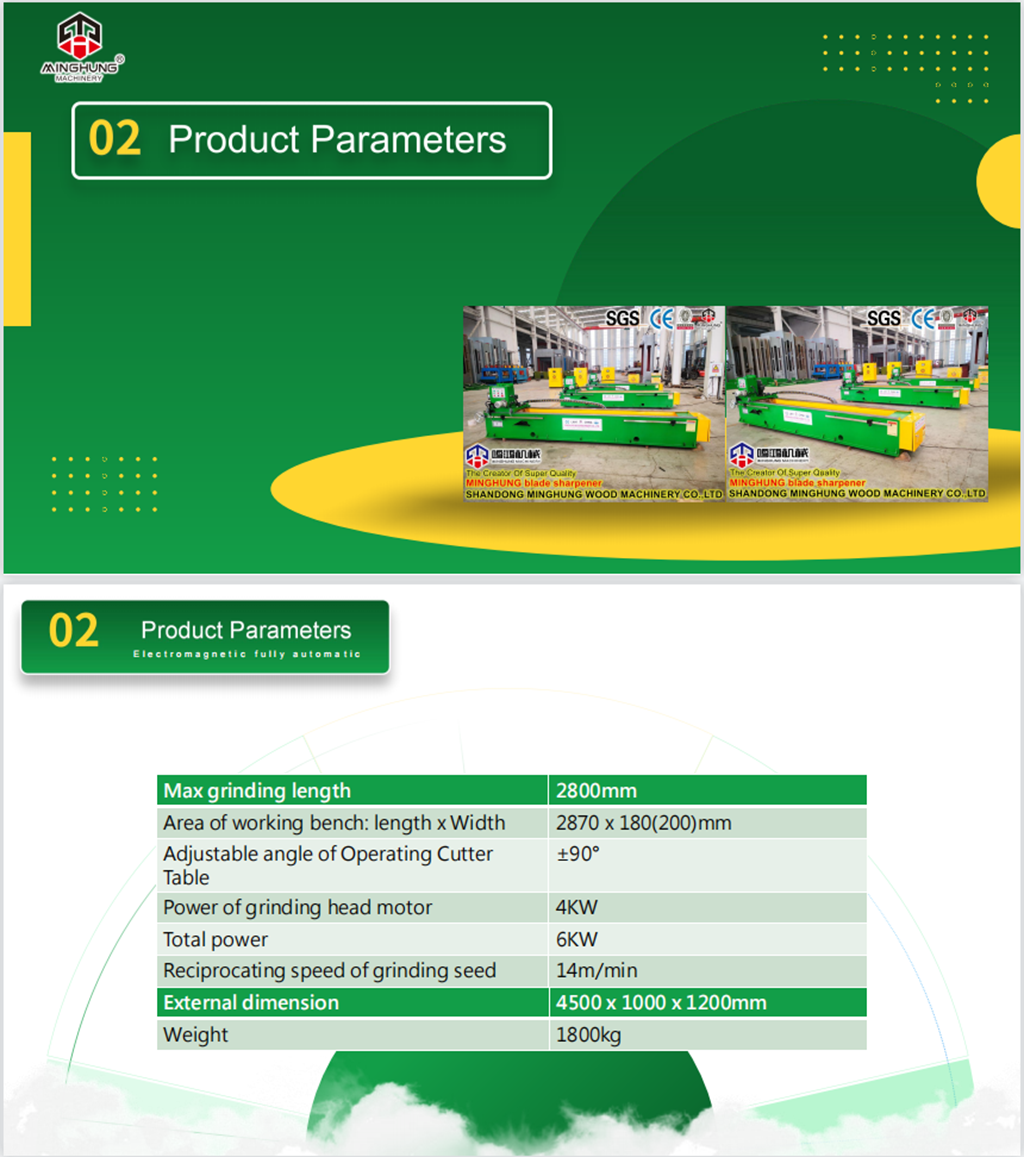 MINGHUNG Manuel d'affûtage de lames 5+6