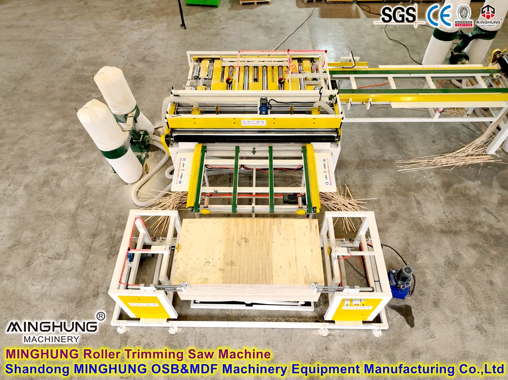 Ligne de production automatique de panneaux de particules pour OSB faisant la machine avec une capacité de 100 à 400 cbm