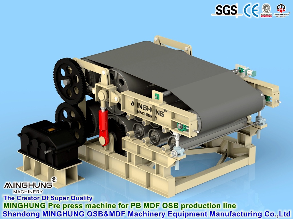 Machine de pré-presse Minghung pour ligne de production de MDF PB OSB