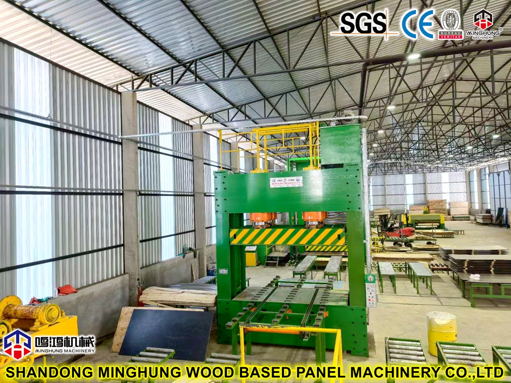 Plywood Cold Press de la machine Shandong MINGHUNG