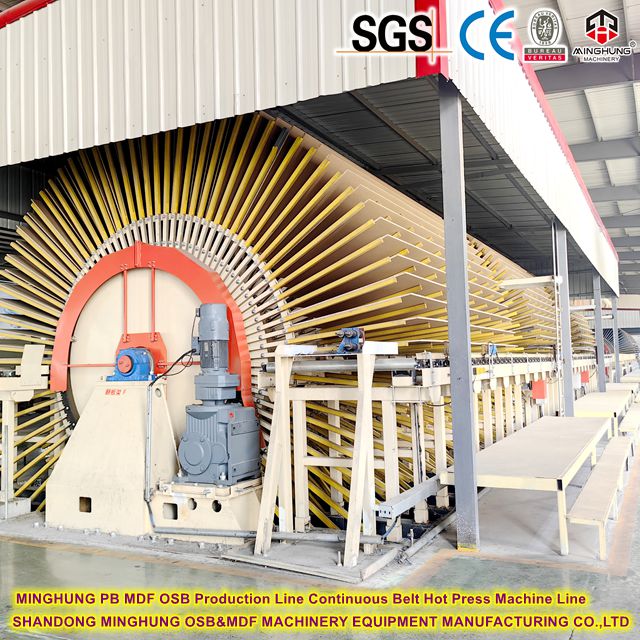 PB MDF OSB CEINTURATION CONTINU COURTURE MACHINE DE PRESSE HUT