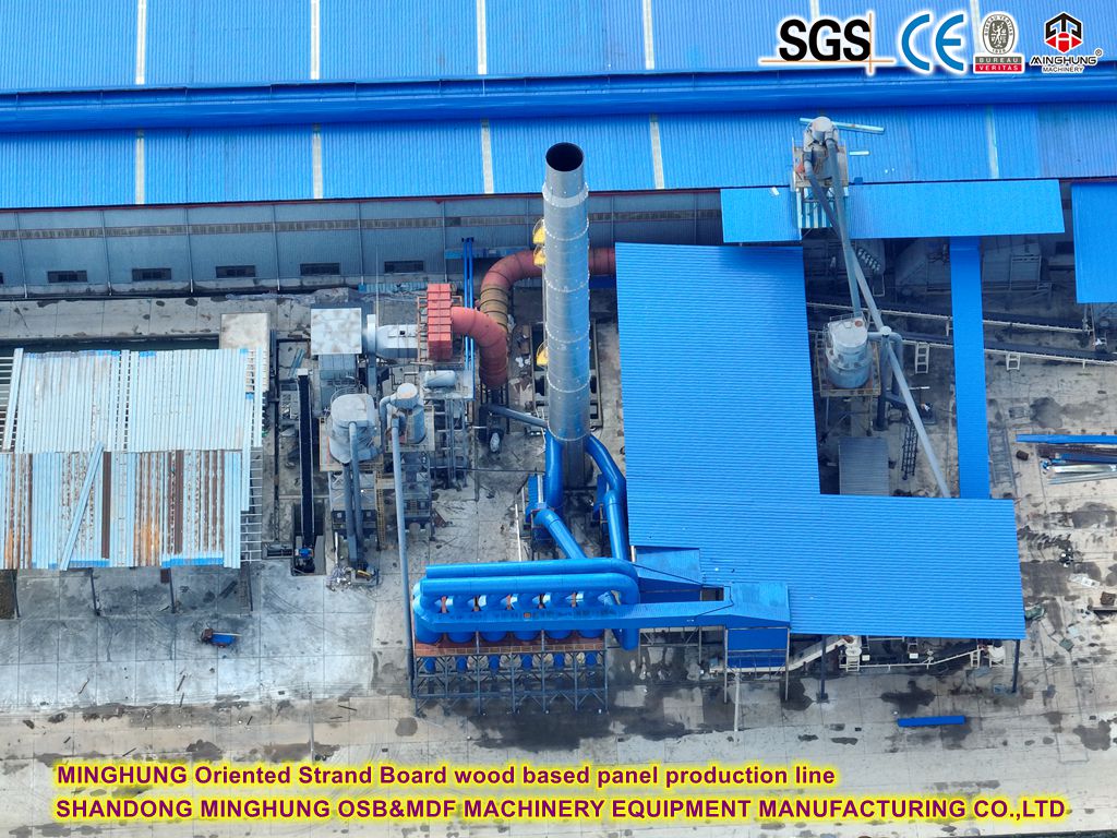 MINGHUNG Carte de brin orientée Ligne de production en bois basé sur le bois