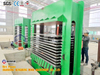 Machine à bois contreplaqué Appuyez sur la machine à chaud avec une bonne qualité