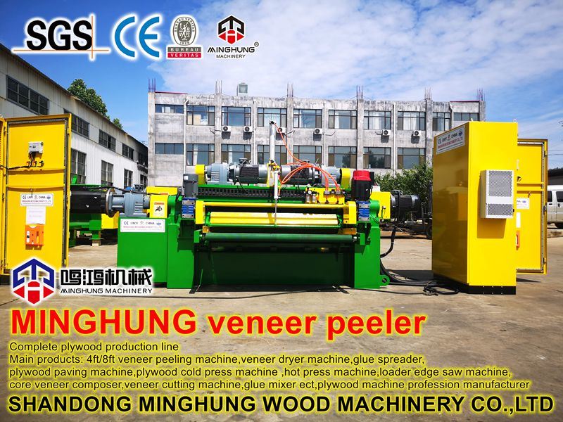 Machine à éplucher le bois pour les machines de fabrication de bois