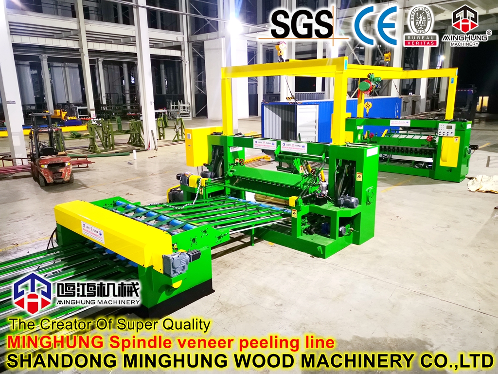 Tour à éplucher les broches, diamètre maximum des bûches, 1600 mm