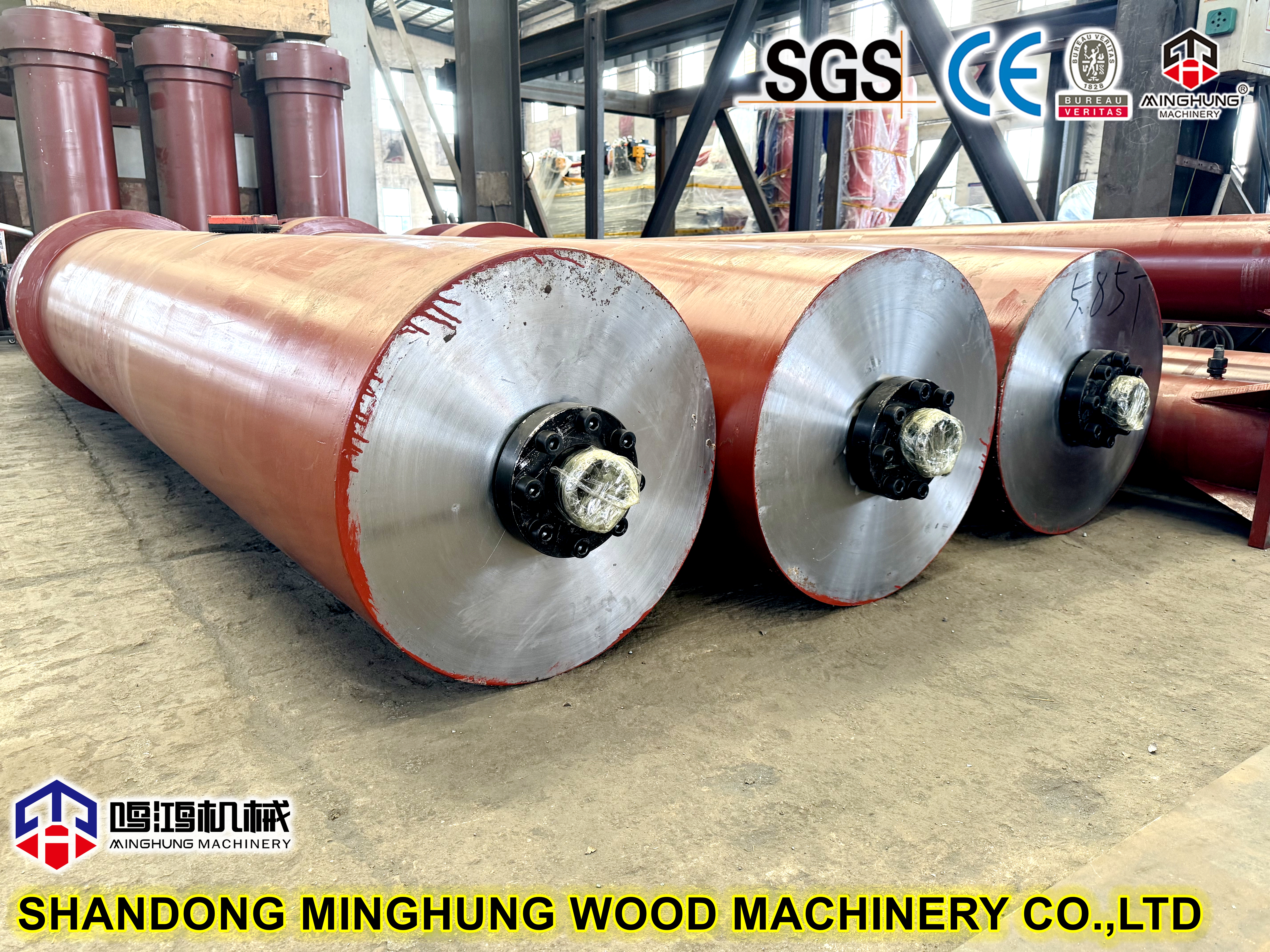 cylindres d'huile pour machine de presse &agrave; chaud multicouche