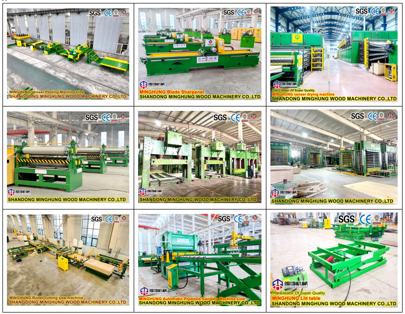 Machine de contreplaqué en Chine Minghung