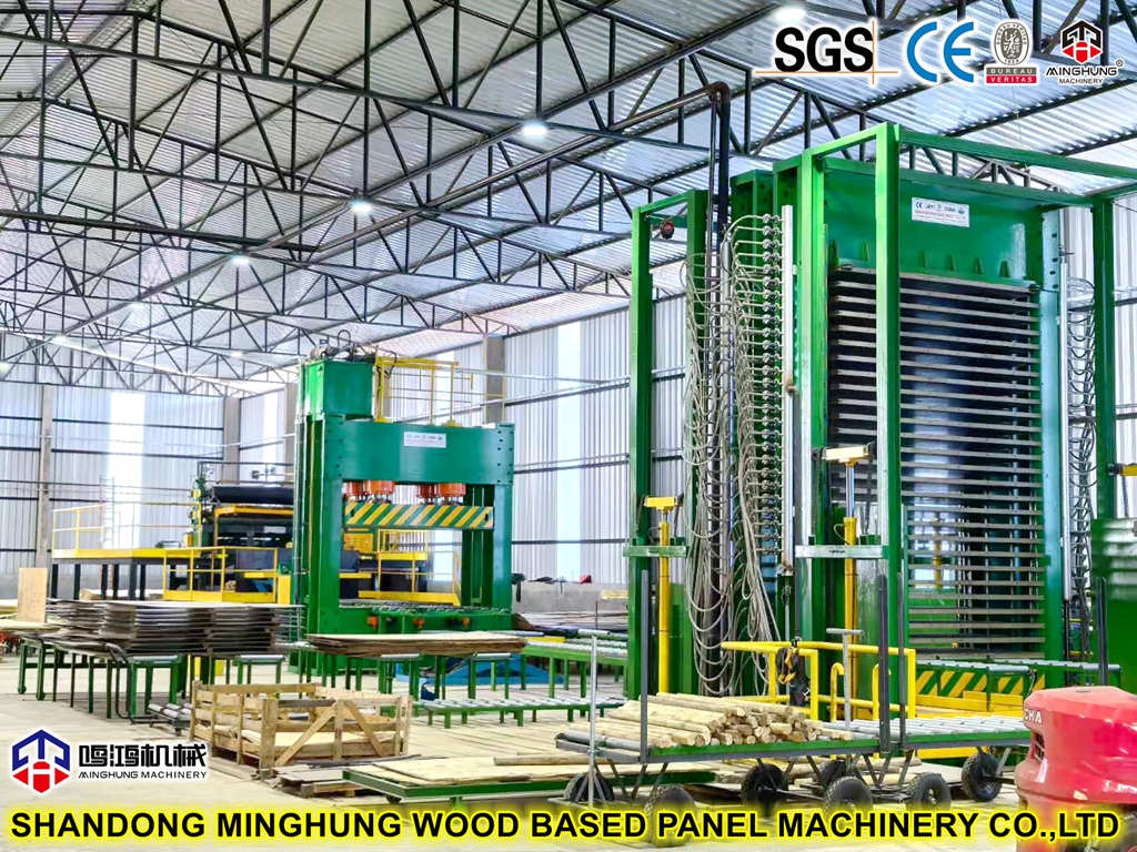 MINGHUNG Ligne de presse en contreplaqué