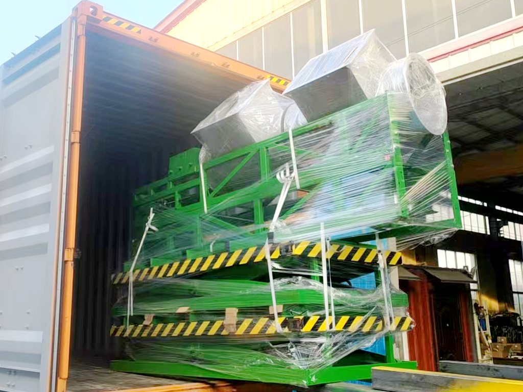 Livraison du concasseur