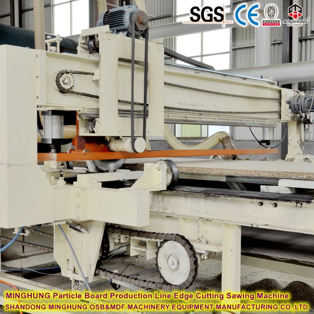 MINGHUNG Machine de sciage de coupe de ligne de production de la ligne de production de la carte de particules de la carte de particules