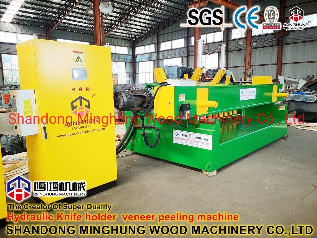 Machine d'épluchage de placage de bois solide en Chine