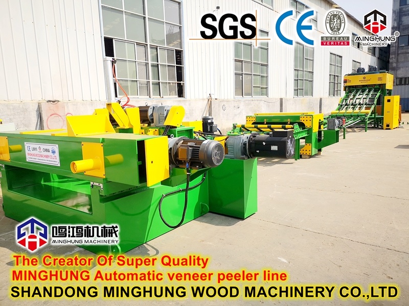 Machine de placage CNC pour le traitement de la production de bois