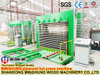 Presse à chaud stratifiée hydraulique pour le travail du bois
