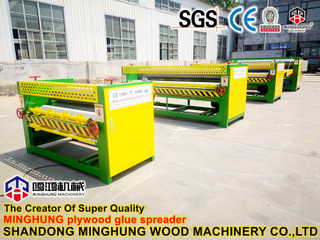 Machine d'épandage de colle pour la fabrication de contreplaqué