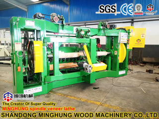 Machine de découpe d'épluchage de placage de bois rotatif, broche de 8 pieds CNC