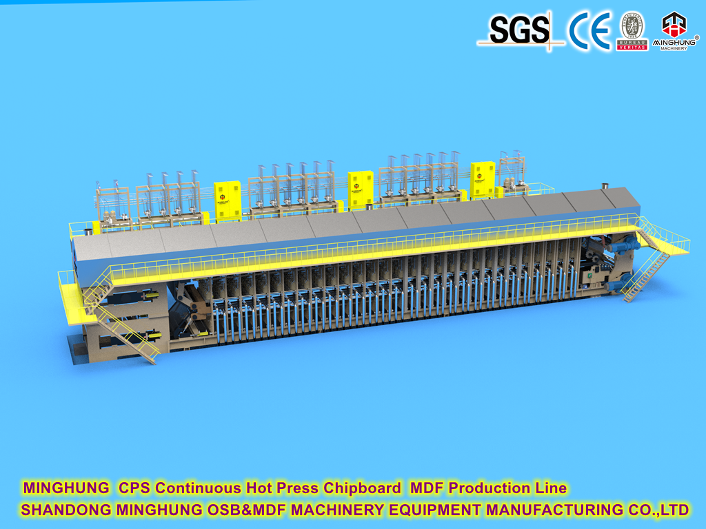CPS CPS CONTINU PRESS CHIPS MDF Ligne de production