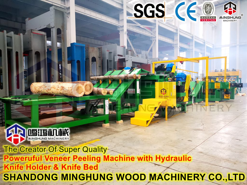 Machines rotatives de production de placage pour l'industrie du bois