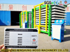 Machine de dessiccateur de placage de contreplaqué de 15 couches