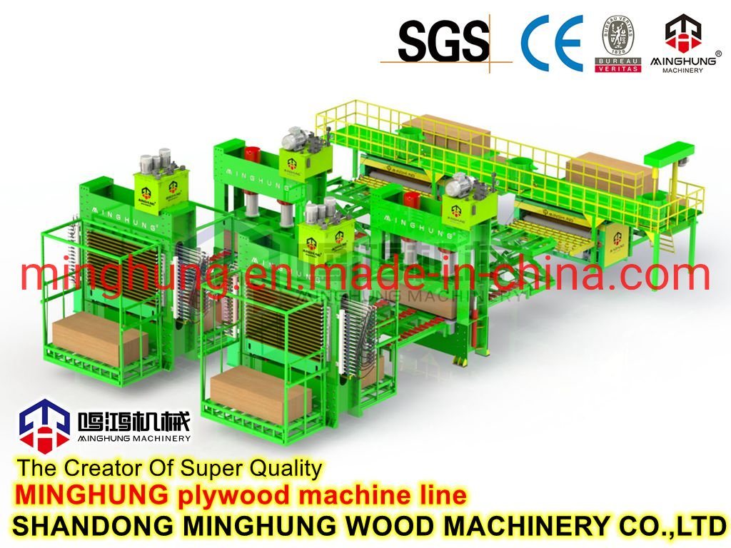 Machine de production de panneaux à base de bois