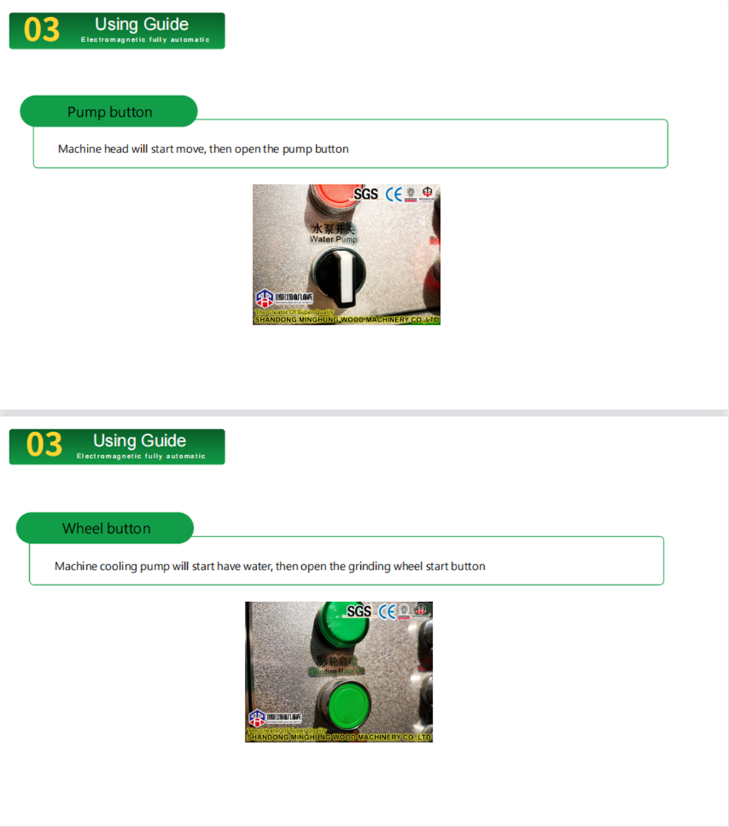 MINGHUNG Manuel d'affûtage de lames 17+18