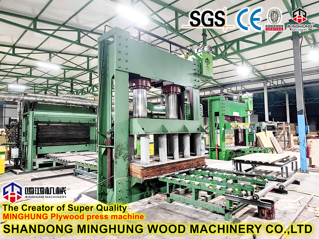 Machine à bois de presse à froid 500t 600t pour la fabrication de contreplaqué