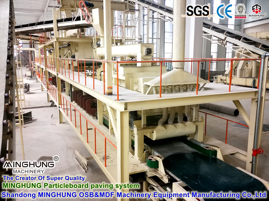 Chaîne de production annuelle de panneaux de particules OSB/MDF/HDF 30000-150000cbm fabrication de machines