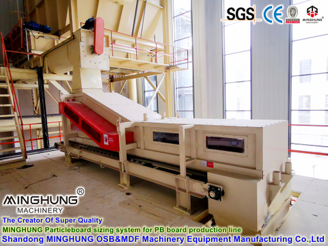 Fabrication de ligne de production HDF MDF OSB en Chine : mélangeur de colle pour panneaux de particules