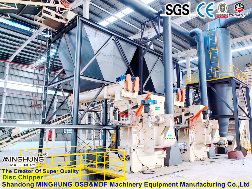 Usine de machines de fabrication de panneaux de particules en Chine