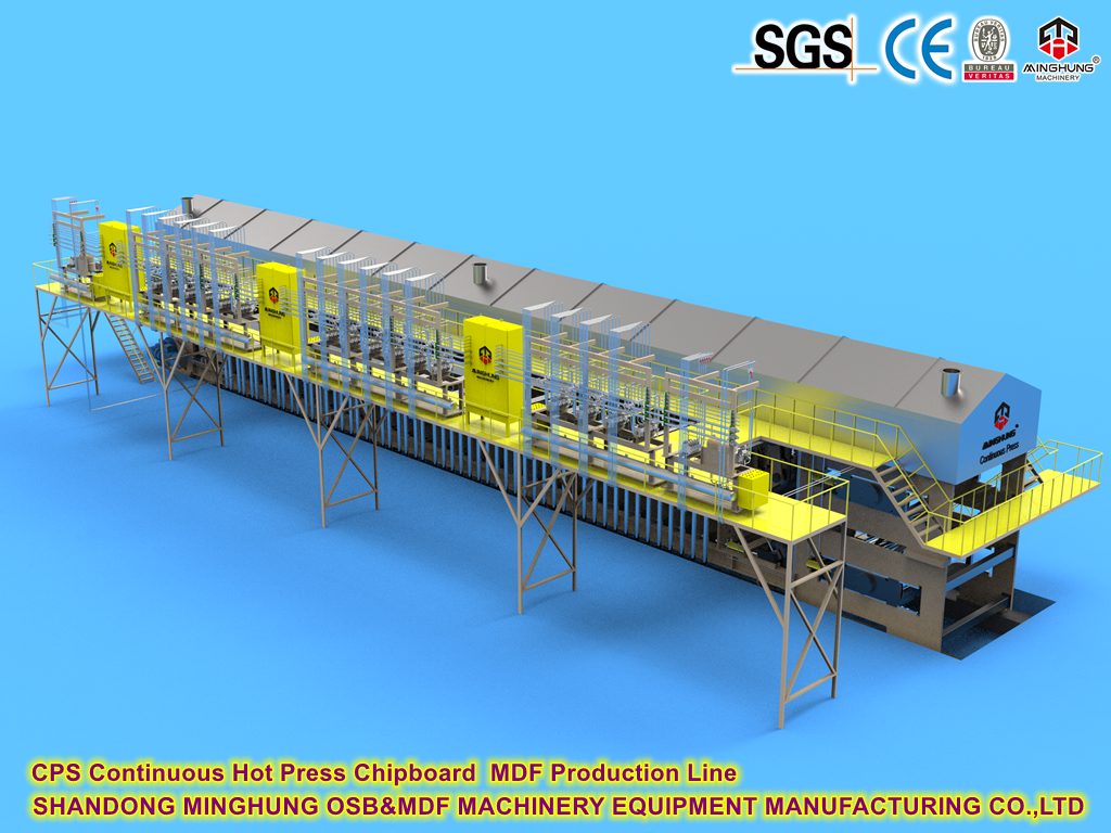CPS CPS CONTINU PRESS PRESSE CHIP LIGNE DE PRODUCTION 