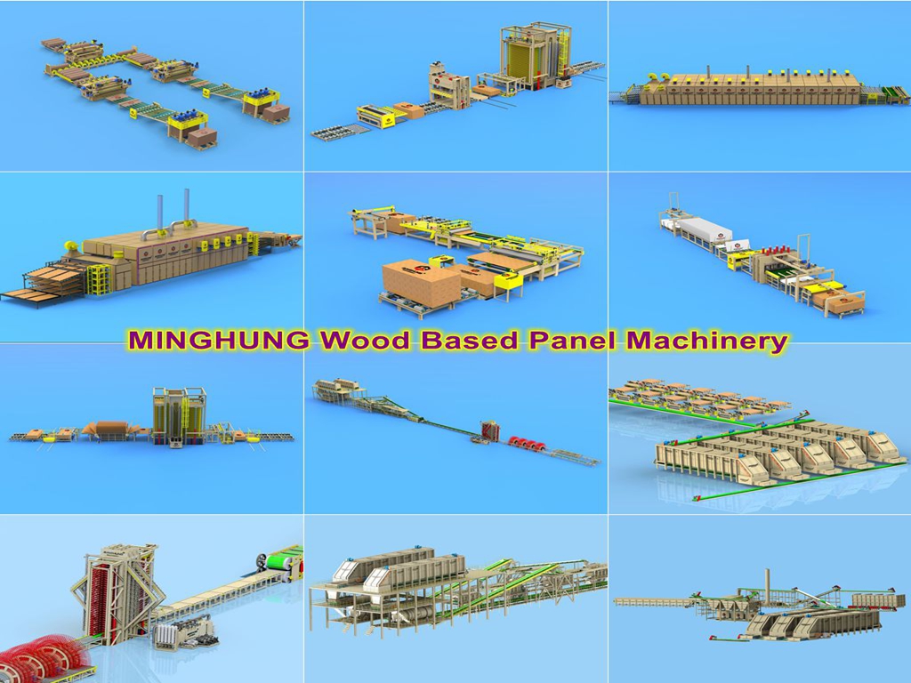 Machines de panneaux de panneaux basés sur le bois de Chine 