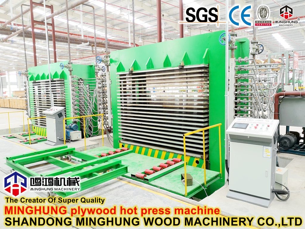 Machine de presse à chaud de machine de contreplaqué d'usine de la Chine
