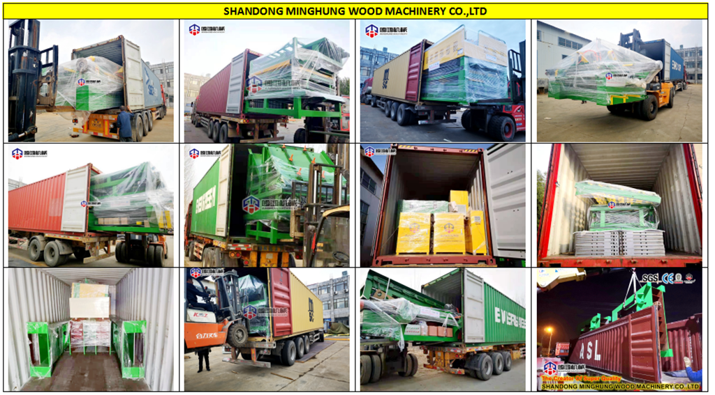 MINGHUNG chargement de la machine &agrave; contreplaqu&eacute;