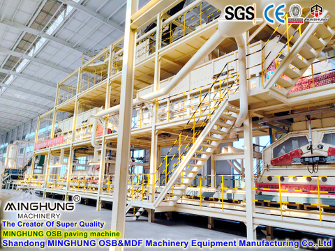 Équipement de production OSB annuel de 60000M³ à faible coût