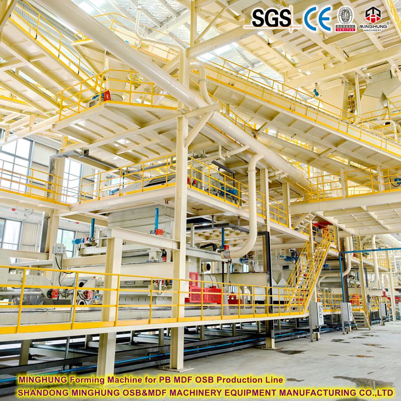 Formation de machine PB OSB MDF Ligne de production