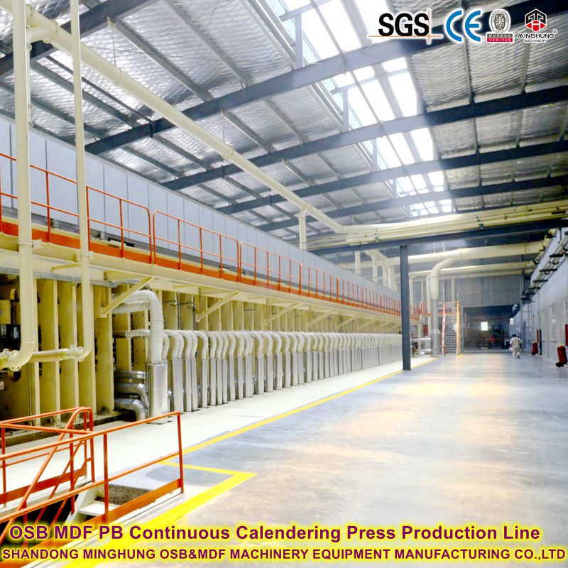  MDF Continuous Press Press Ligne de largeur de largeur personnalisée 