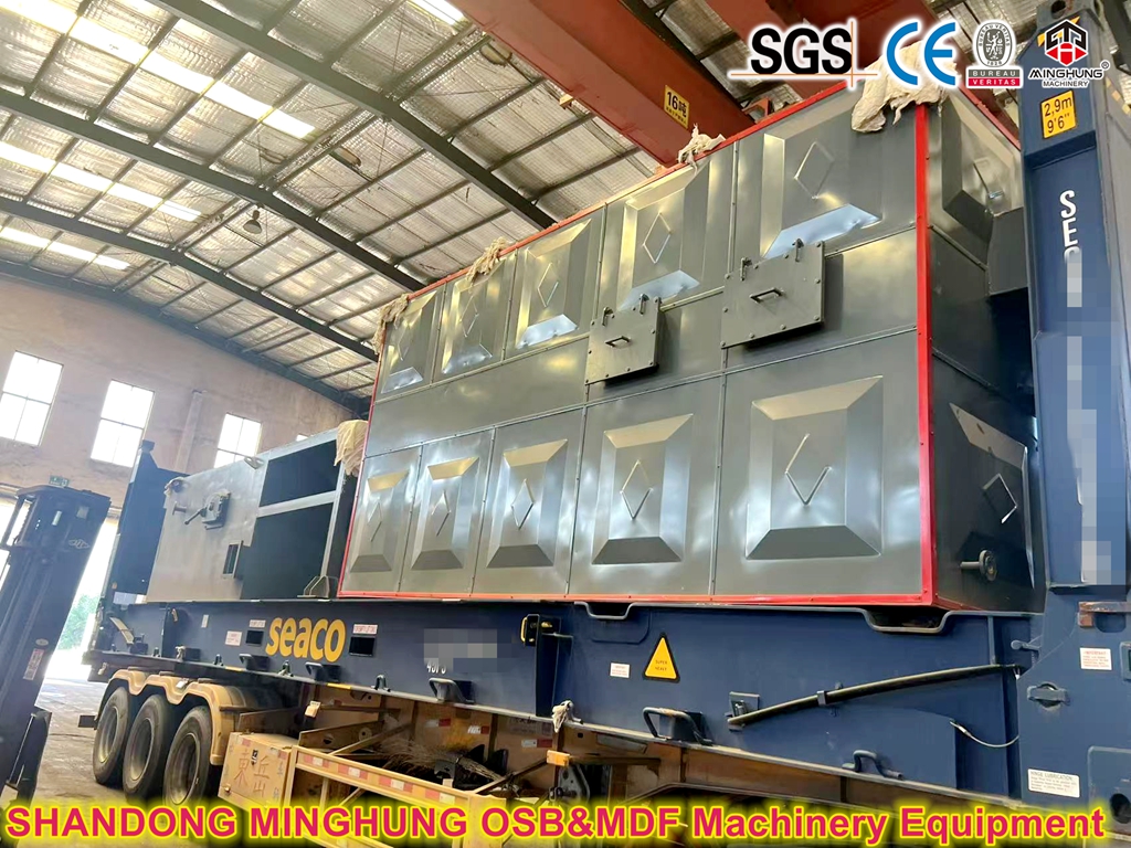 Chargement de la chaudière à huile