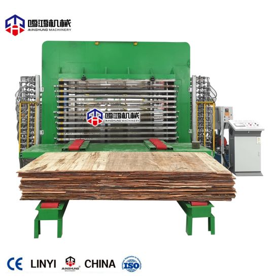 Machine de contreplaqué de travail du bois de presse à chaud