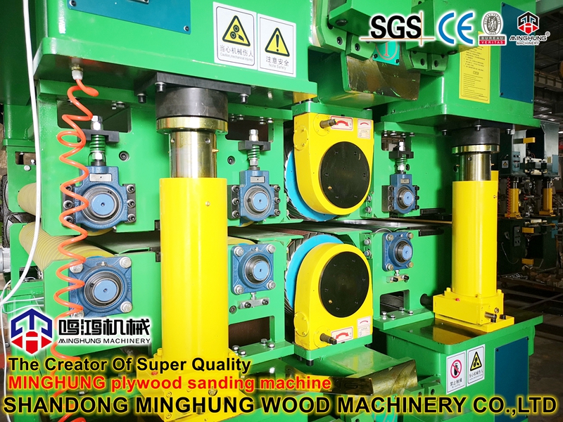 Machine de calibrage de contreplaqué double face lourde de Minghung Machinery 