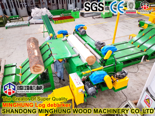  Machine d'élimination de l'écorce de bois robuste : écorceuse de bûches/machine d'arrondi d'épluchage de bûches pour l'épluchage de bûches 