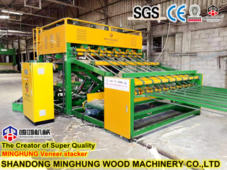 Empileur à aspiration sous vide pour contreplaqué de placage ultra-mince