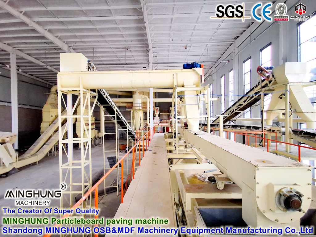 Équipement de ligne de production OSB PB de machines à bois en Chine